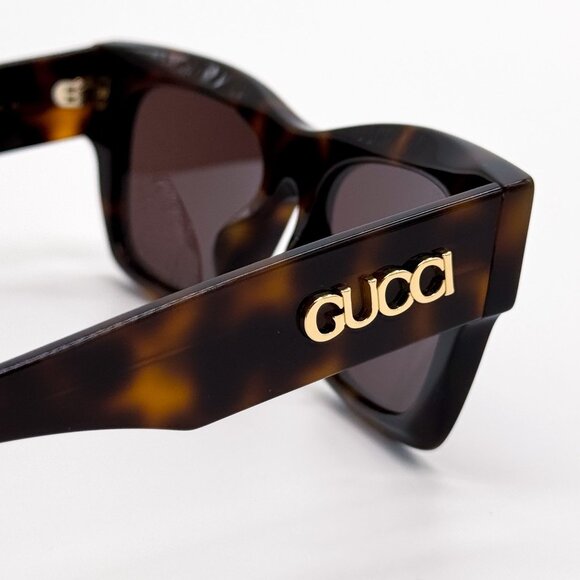 NEW GUCCI SUNGLASSES HAVANA WOMEN EYEWEAR GUCCI GG1835S 002 main image 9